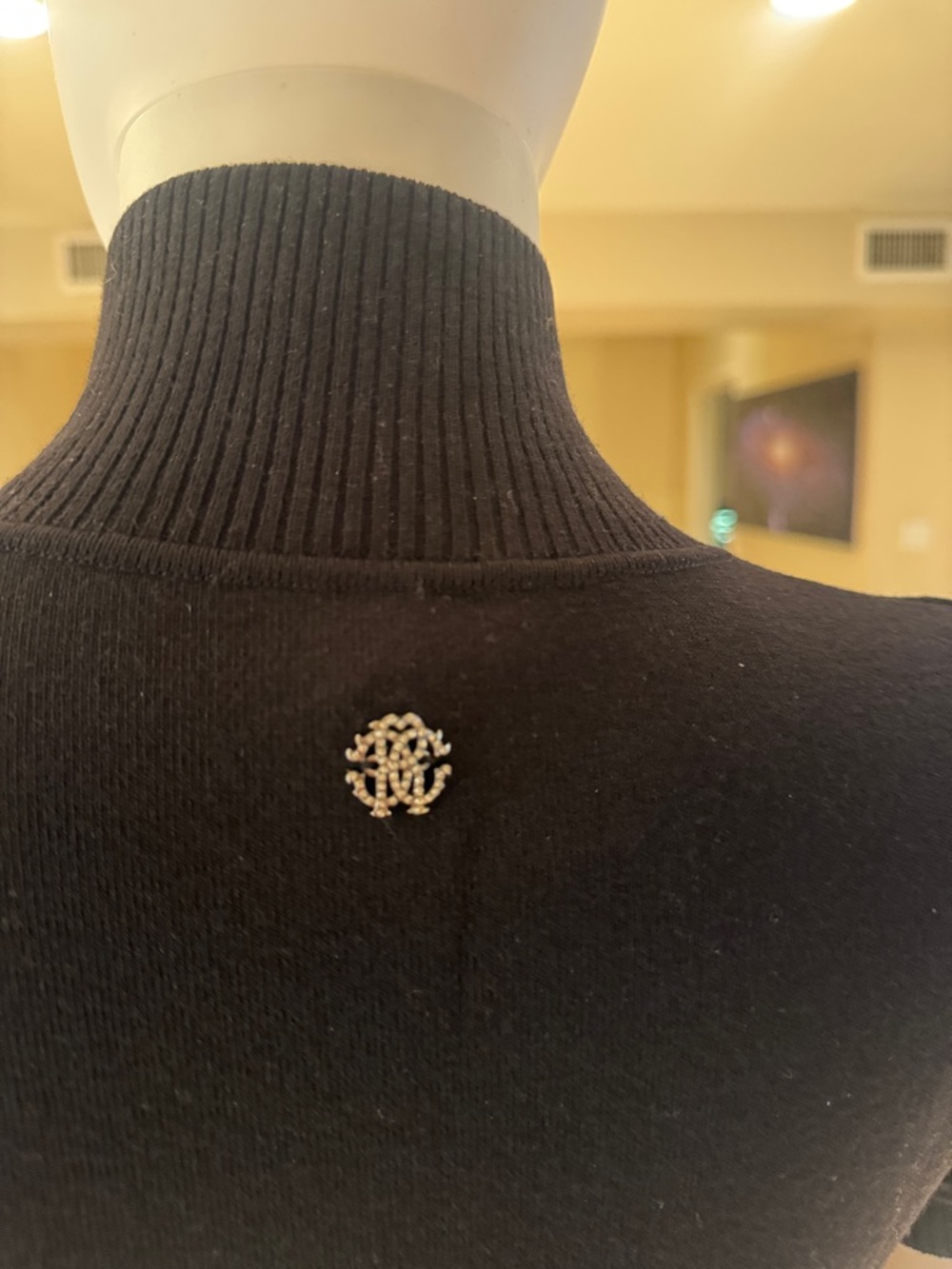 Roberto Cavalli Wool Turtleneck Sweater Dress - Picture 9 of 14